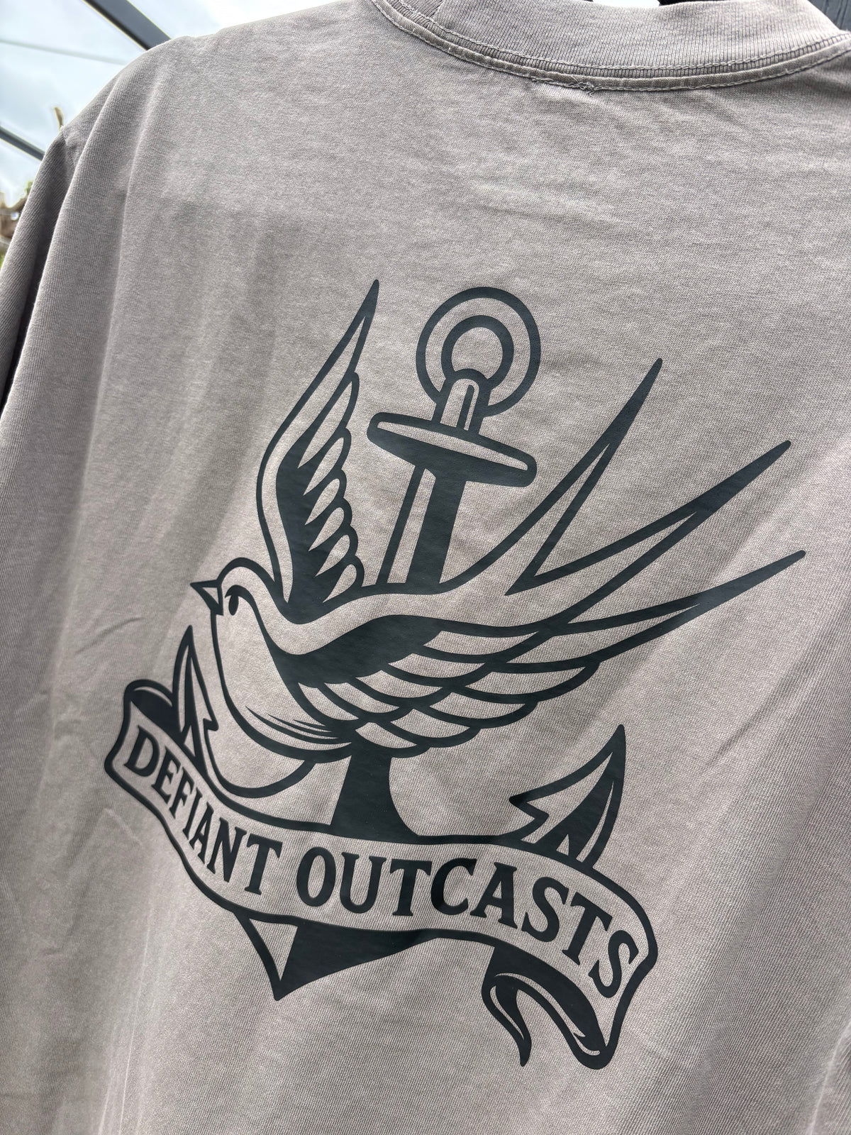 Heavy faded Tee (eucalyptus or grey)