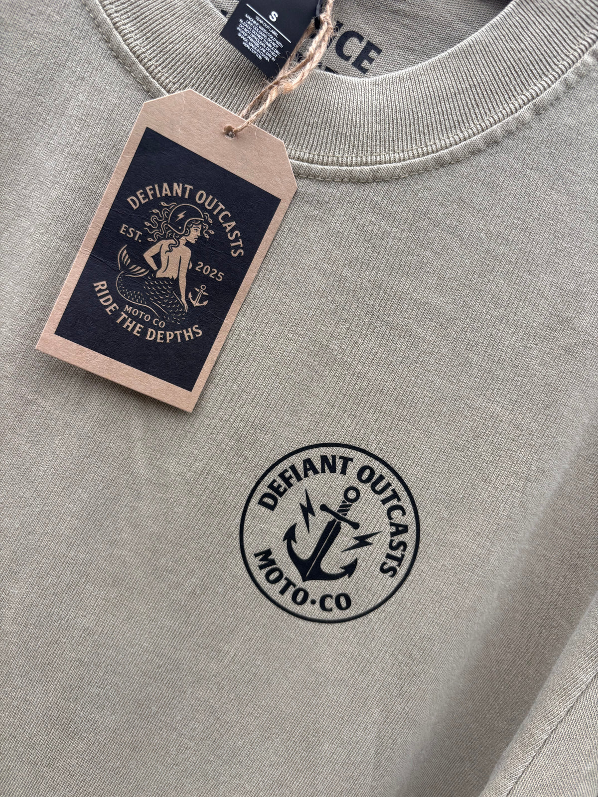 Heavy faded Tee (eucalyptus or grey)