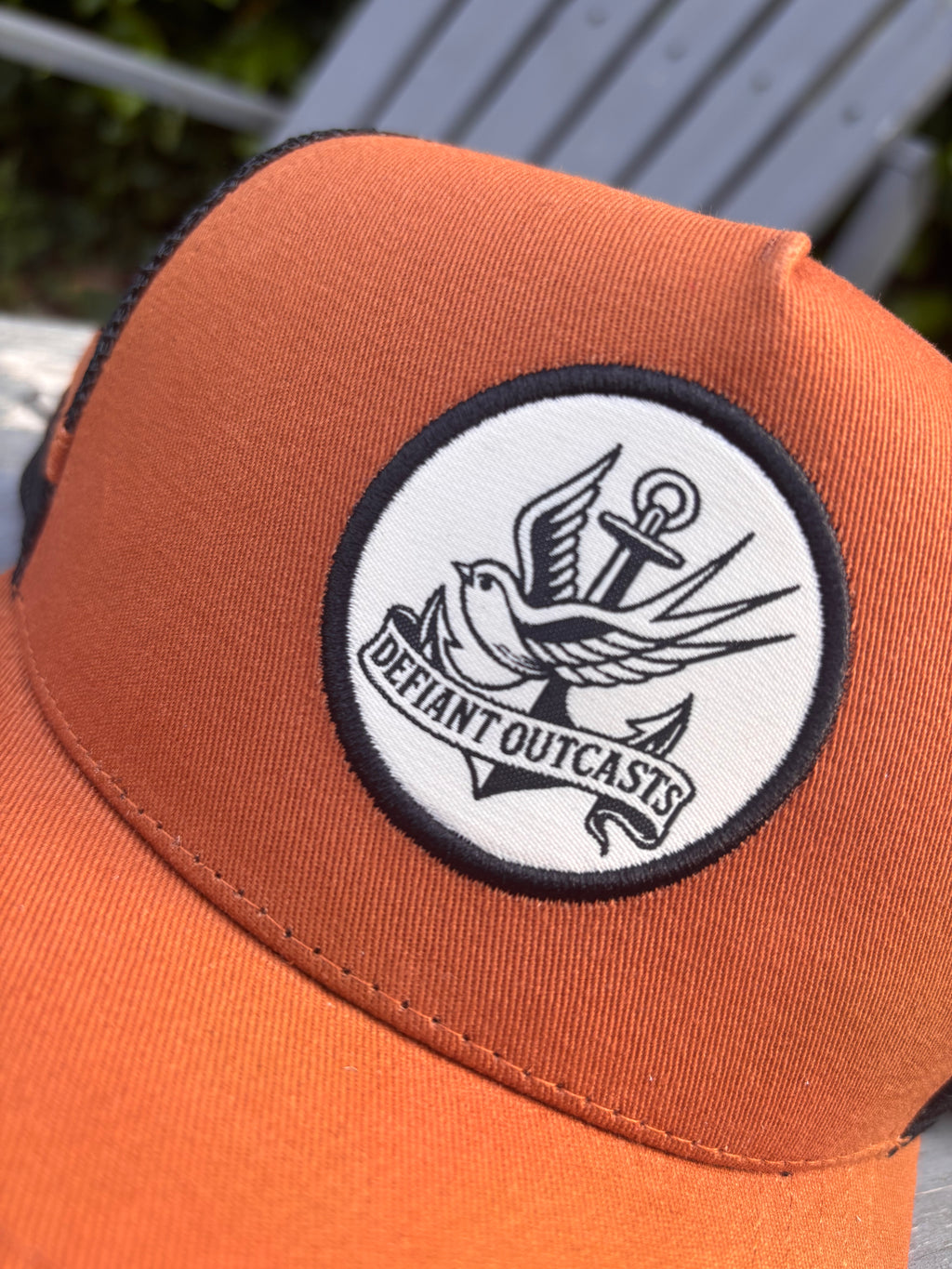Tan Swallow Tattoo Cap