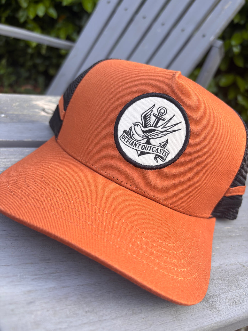 Tan Swallow Tattoo Cap