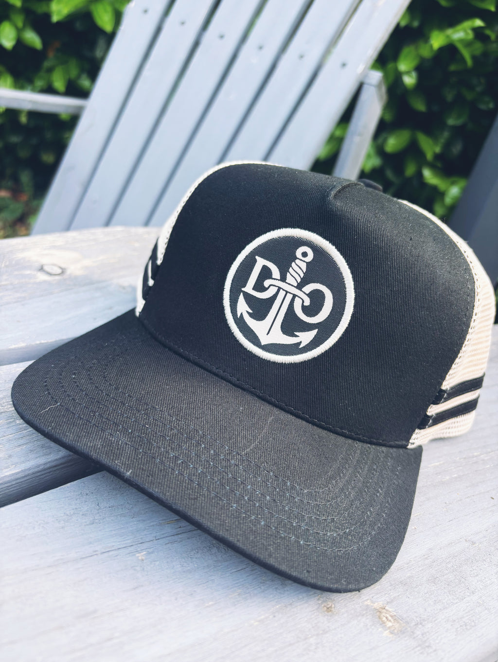 The Classic Defiant Outcast Cap (Black & Cream)