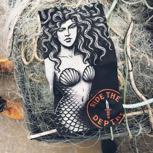 Mermaid Medusa Gaiter (Orange Logo Round)