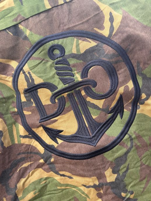 Repurposed Dutch Army Camo Defiant Outcasts Embroidered shirt (Size Large) DO Logo (11)