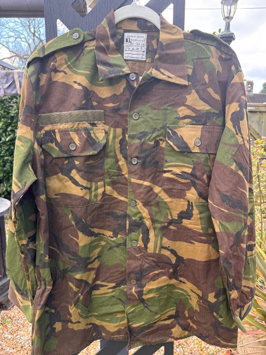 Repurposed Dutch Army Camo DRD Embroidered shirt (Size Medium / Long) (7)