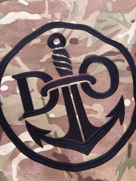 Repurposed British Army Camo Embroidered Combat Shirt (Size XL) (5/9)