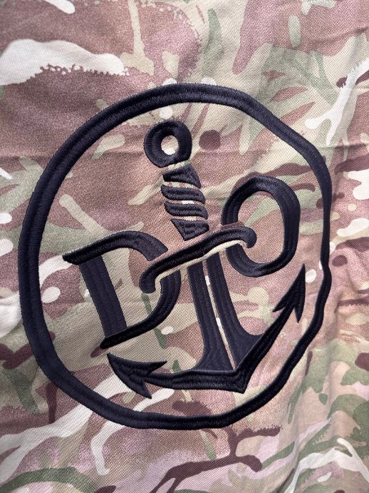 Repurposed British Army Camo Embroidered Combat Shirt (Size XL) (5/9)