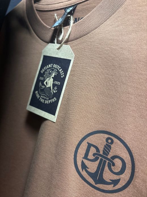 Back Spine Tee (Arctic White, Cocoa, Petrol Blue & Gravel Grey)