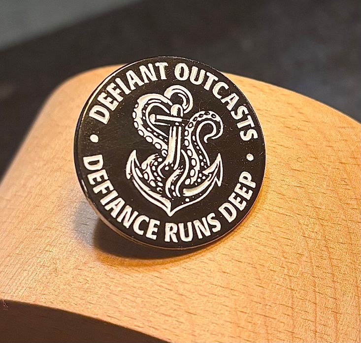 Enamel Pin (Kraken Anchor)