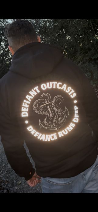Armoured Light Reflecting Hoodie (Black)