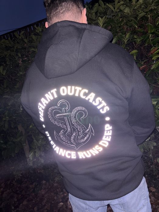 Armoured Light Reflecting Hoodie (Black)