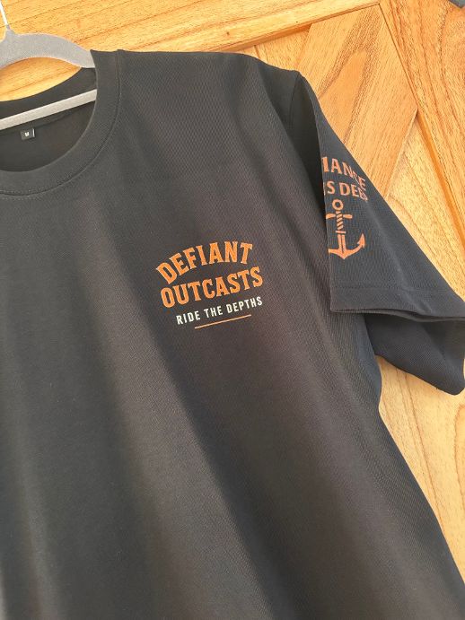 Kraken Skull Tee (Black) Heavy Duty DTG print