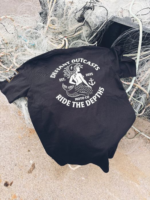 Medusa Mermaid T-shirt (Black)