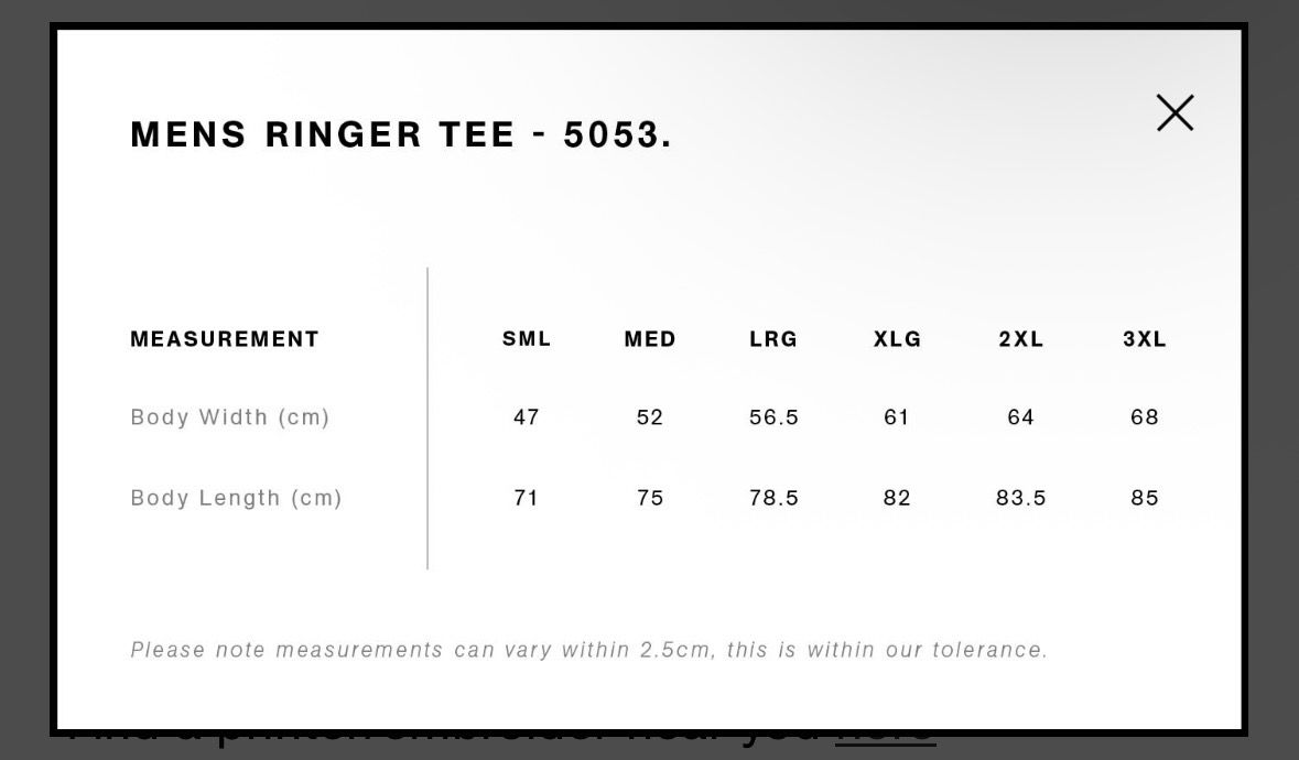 Mens Red Accent Ringer Tee