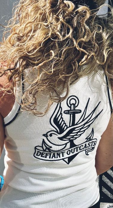 Embroidered Swallow Vest (Ladies)