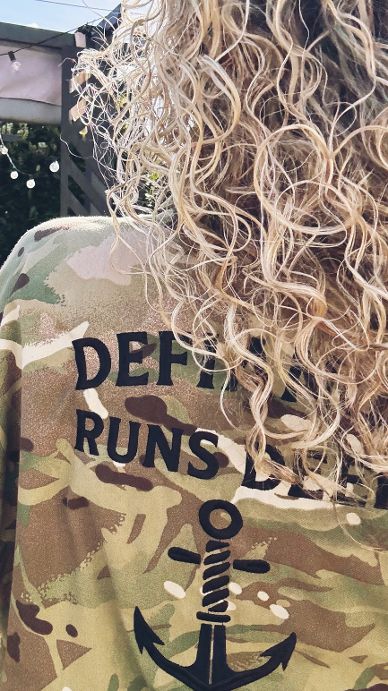 Repurposed British Army Camo Embroidered DRD combat shirt (Size Large) (10)