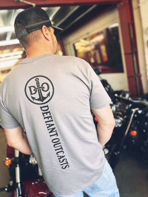 Back Spine Tee (Arctic White, Cocoa, Petrol Blue & Gravel Grey)