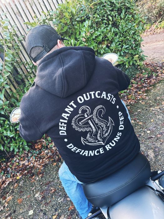 Armoured Light Reflecting Hoodie (Black)