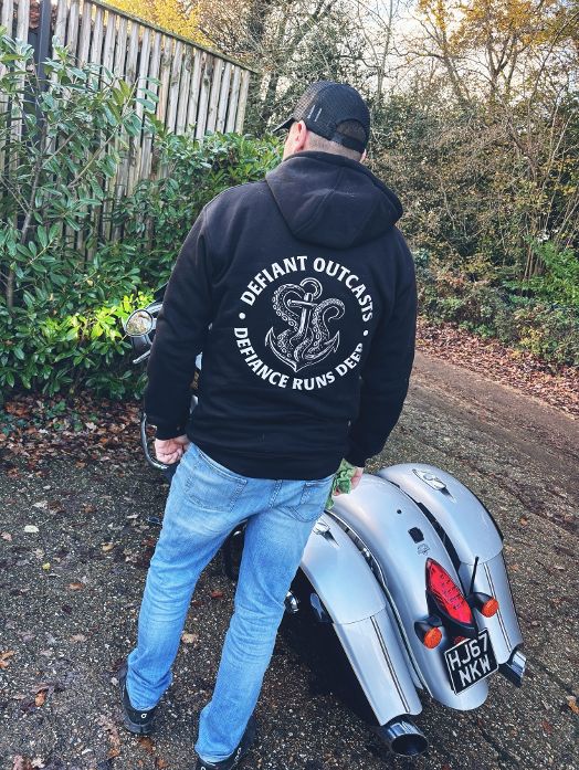 Armoured Light Reflecting Hoodie (Black)