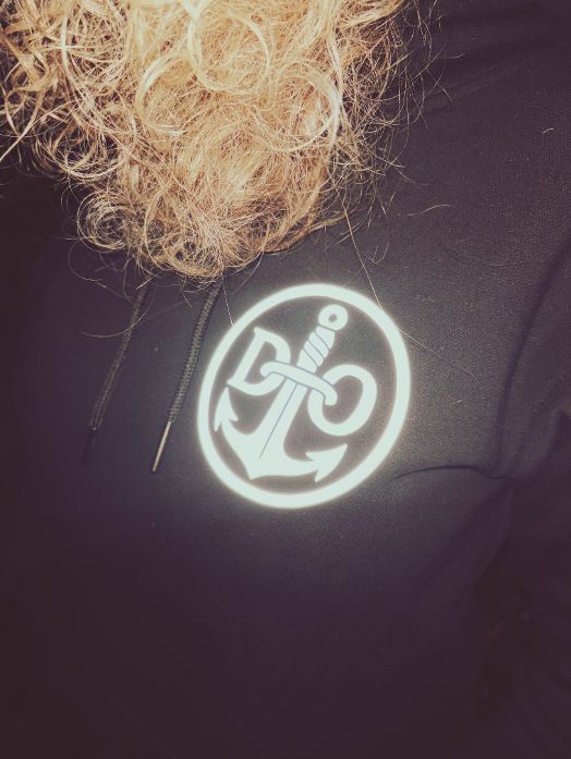 Armoured Light Reflecting Hoodie (Black)