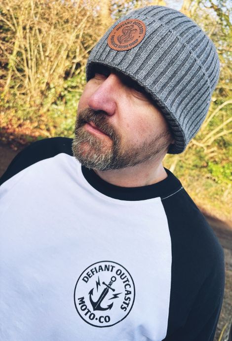 Long Sleeve Diver Dagger (Black/White)