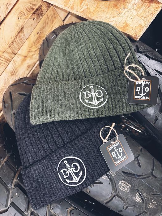 Thick Fleece Lined Black Beanie